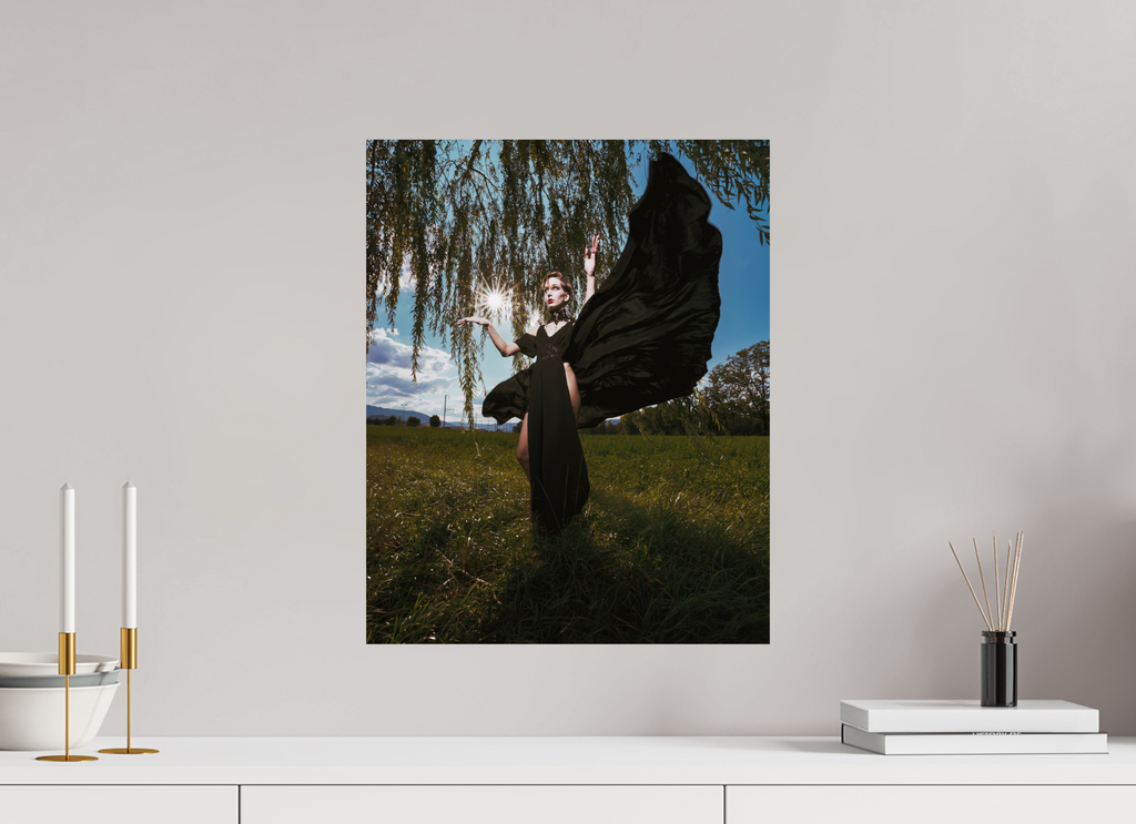 40 x 50 cm, ChromaLuxe HD Metal Print (Aluminum sublimé) L'ange noir - II