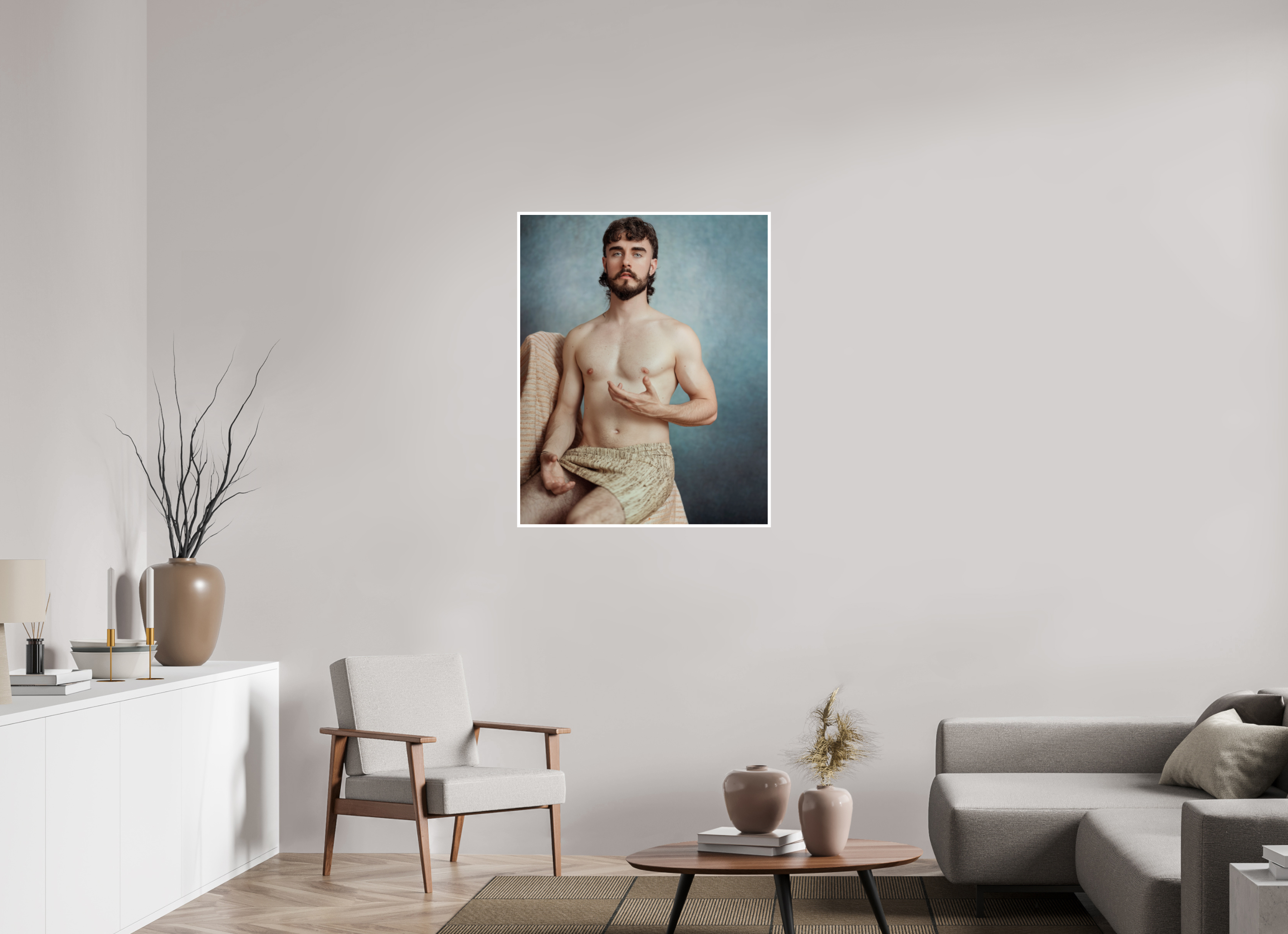 80 x 100 cm, Impression Fine Art sur Alu Dibond + Marge 1cm Papier Hahnemüle Le Garçon d'Ivoire