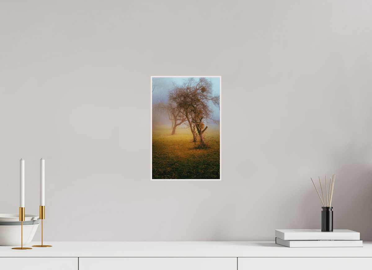 20 x 30 cm, Impression Fine Art sur Alu Dibond papier Hahnemühle Photo Rag Coton avec cadre en bois 4mm blanc idd