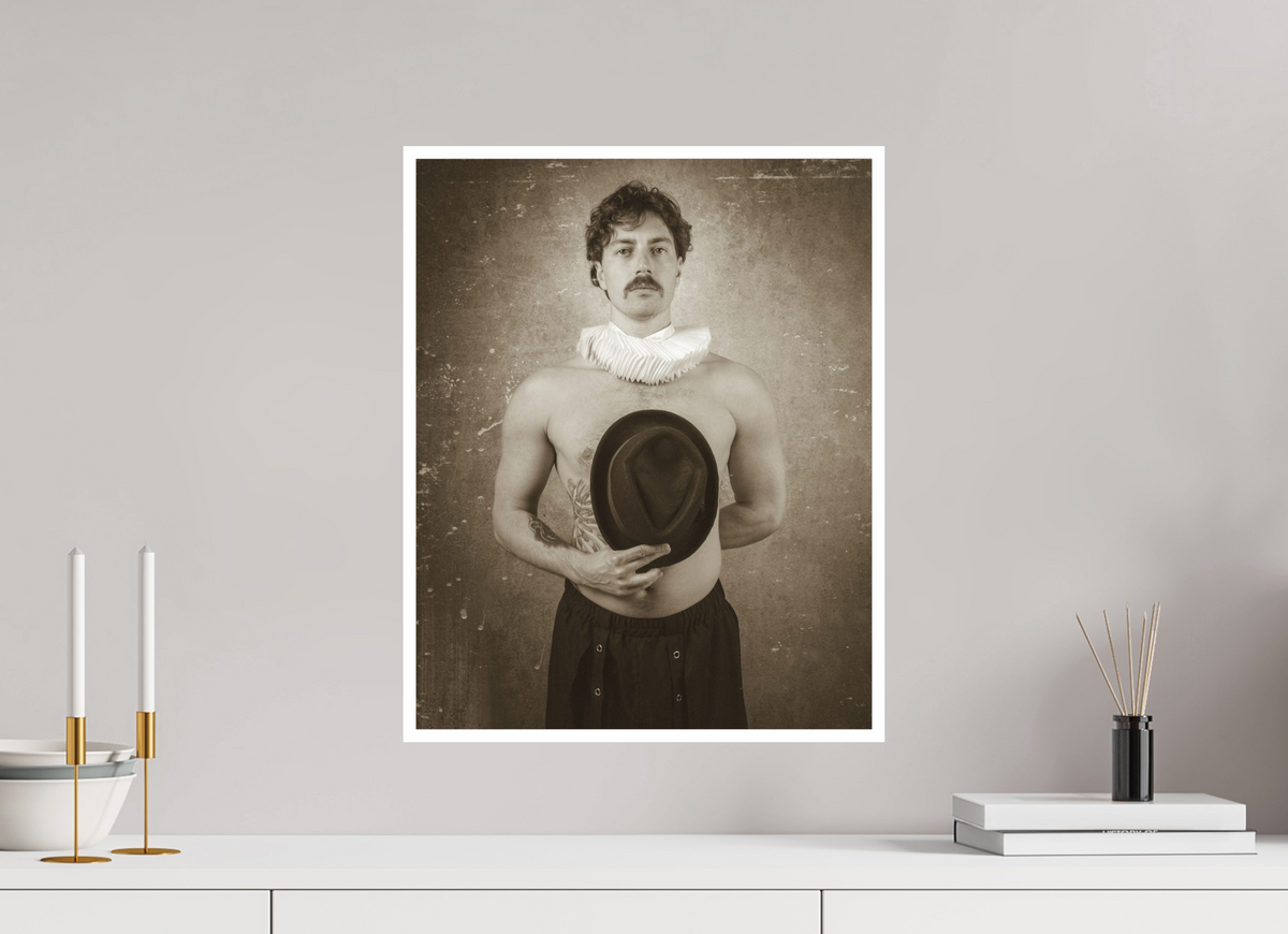 40 x 50 cm, Impression Fine Art sur Alu Dibond marge 1cm papier photo rag mat a