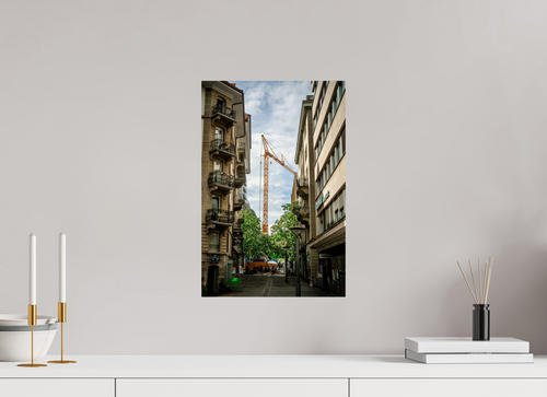 30 x 45 cm, Tirage photo métallisé sur papier Fuji Crystal Pearl Entre deux Mondes