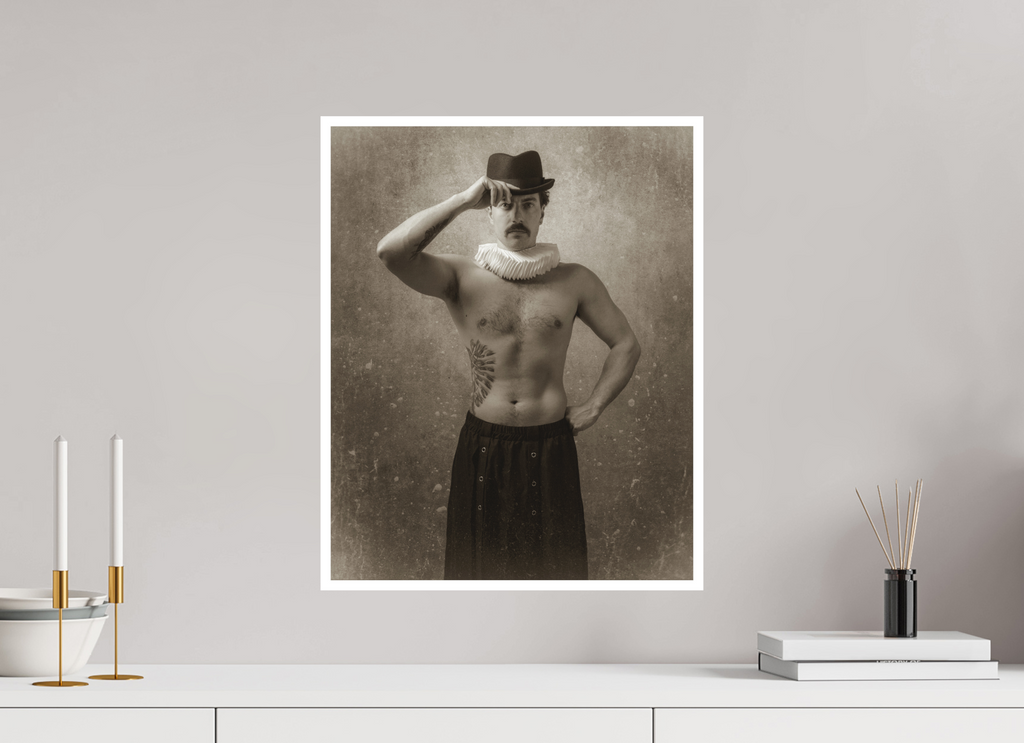 40 x 50 cm, Impression Fine Art sur Alu Dibond marge 1cm papier photo rag mat x