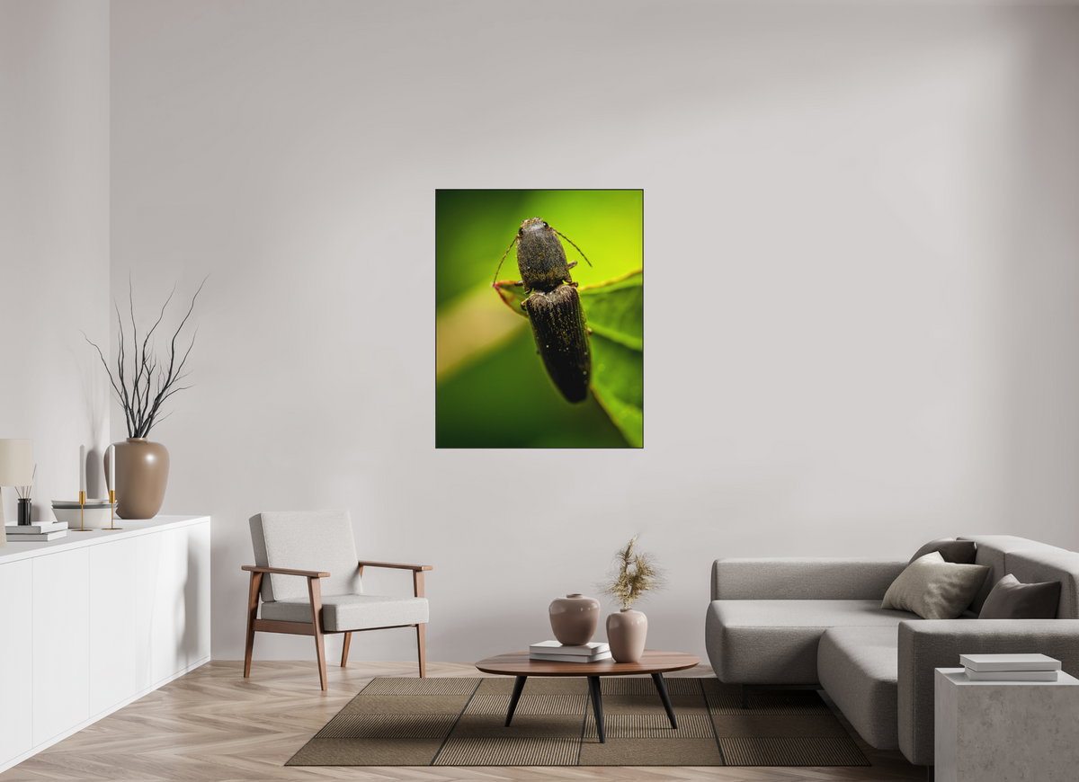 100 x 125 cm, Impression pigmentaire Fine Art sous plexi avec ArtBox en chêne massif noir 4mm ad