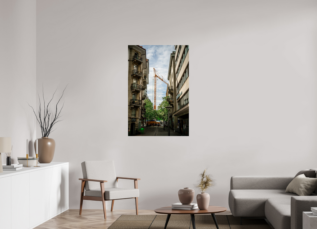 80 x 120 cm, Tirage photo métallisée sous Plexi acdc