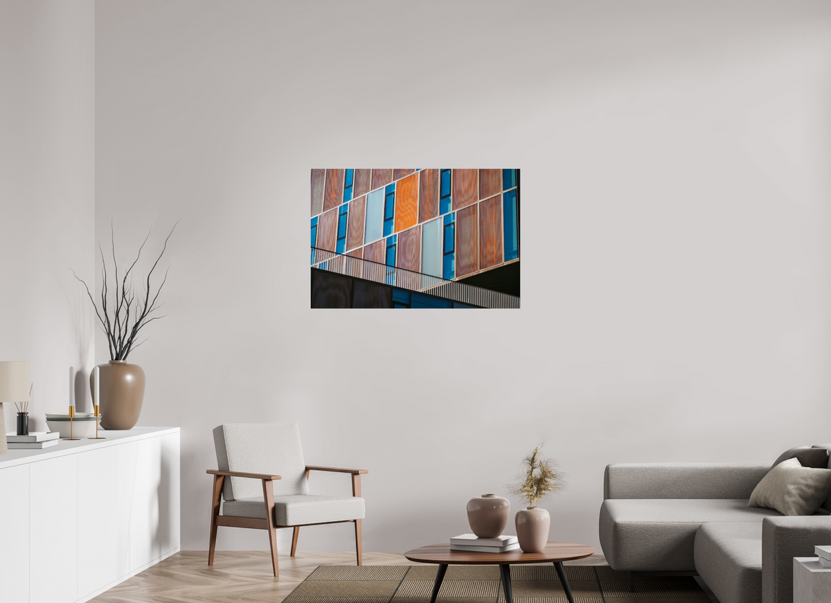 105 x 70 cm, ChromaLuxe HD Metal Print (Aluminum sublimé) Reflet de Structure
