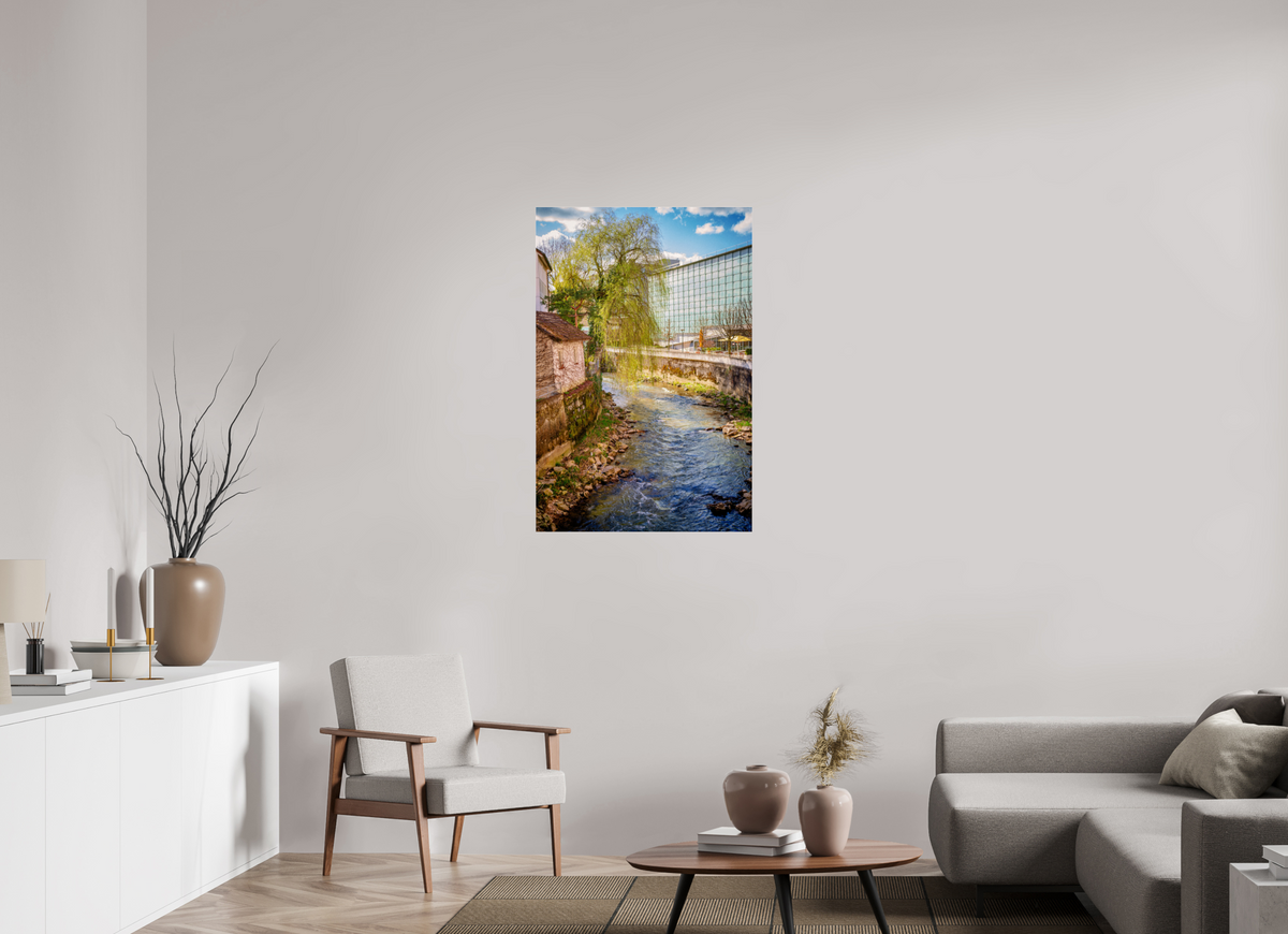 70 x 105 cm, Tirage photo métallisée sous Plexi sd