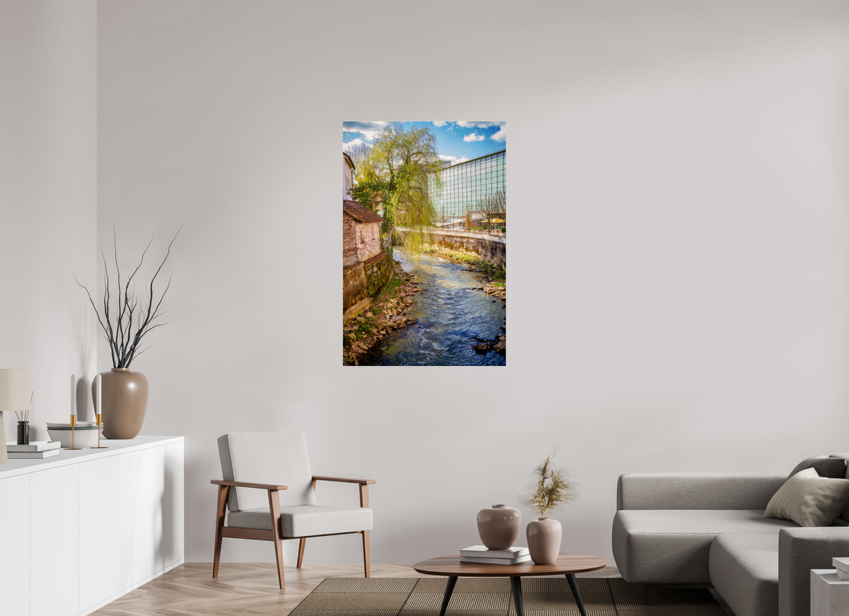 80 x 120 cm, Tirage photo métallisée sous Plexi sd
