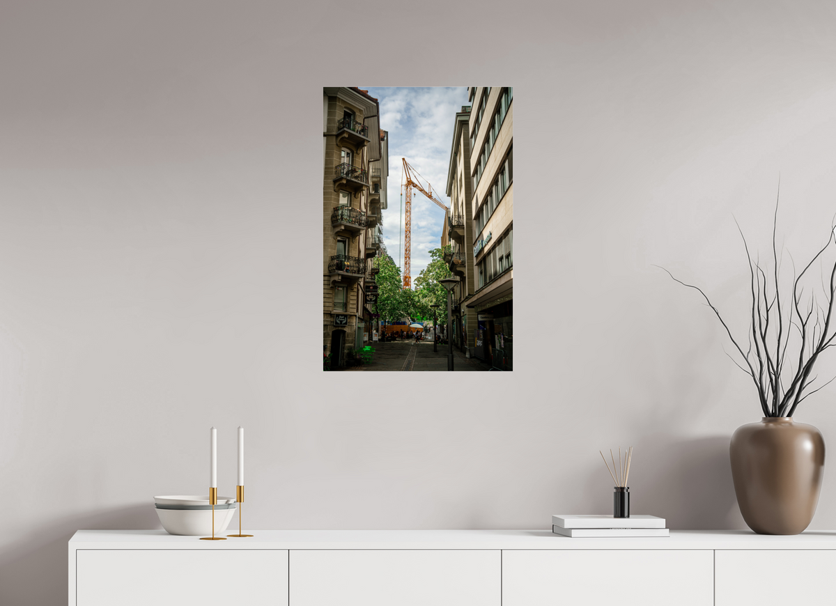 50 x 75 cm, Tirage photo métallisée sous Plexi acdc